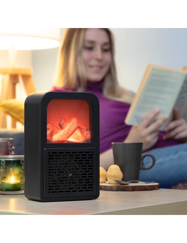 Mini Calefactor efecto llama 3D, Calentador Insta Heater, Rapid Heater,  Wonder Heater